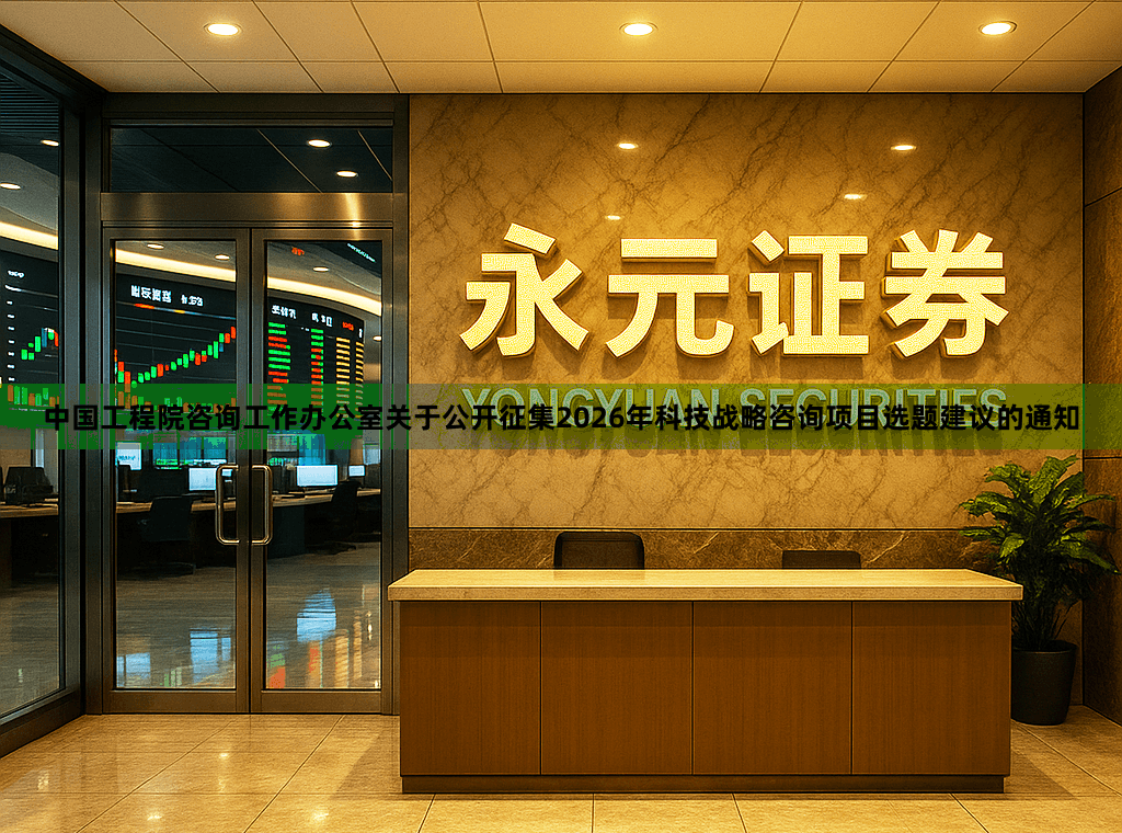 中国工程院咨询工作办公室关于公开征集2026年科技战略咨询项目选题建议的通知