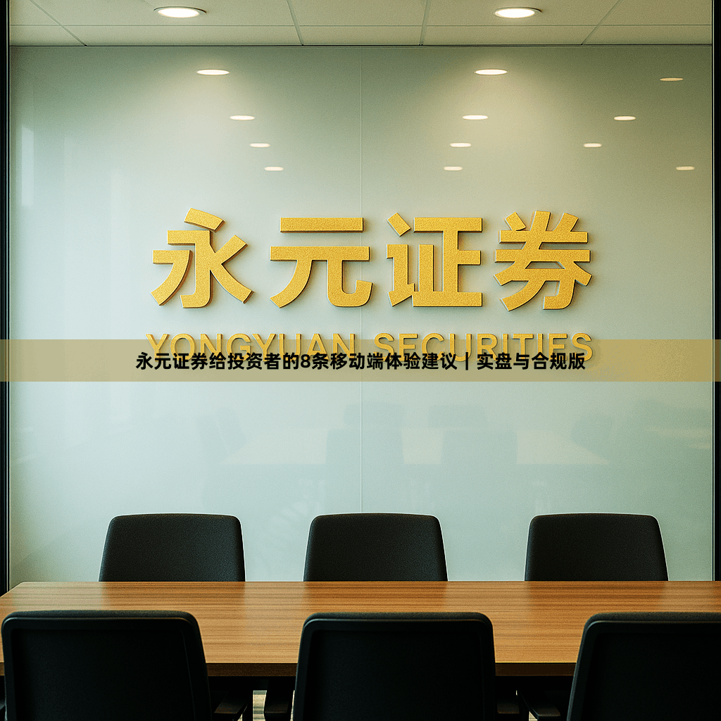 永元证券给投资者的8条移动端体验建议｜实盘与合规版