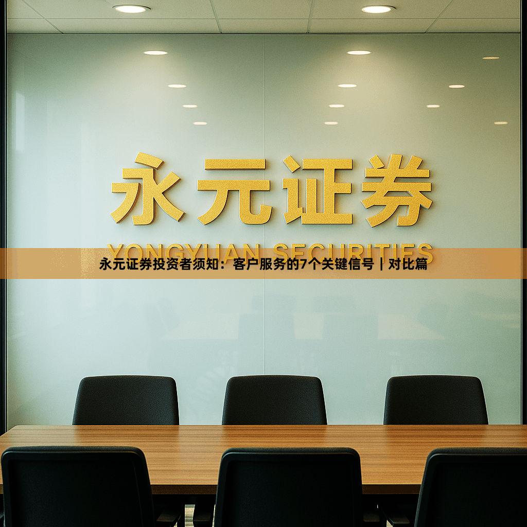 永元证券投资者须知：客户服务的7个关键信号｜对比篇