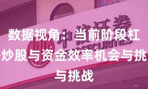 数据视角：当前阶段杠杆炒股与资金效率机会与挑战